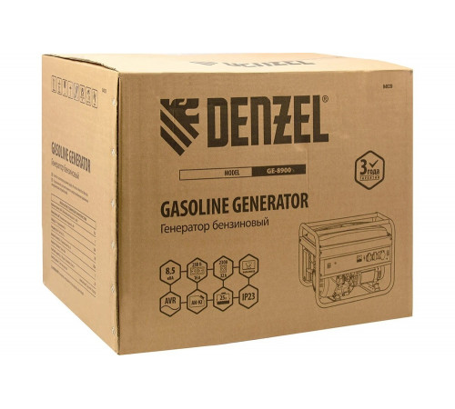 Бензиновый генератор Denzel GE 8900 Бензиновый генератор Denzel GE 8900