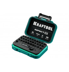 Набор бит ударных торсионных Impact 32 предмета KRAFTOOL 26066-H32