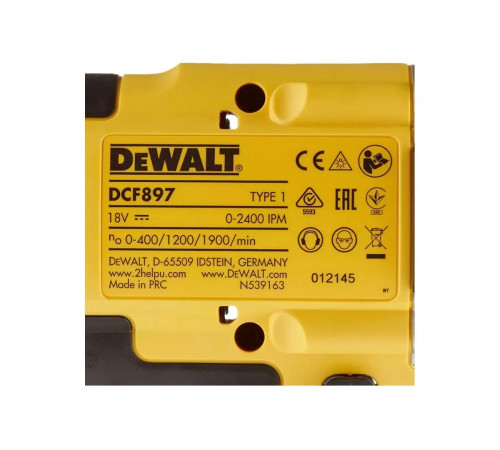 Аккумуляторный гайковерт Dewalt DCF897N-XJ DCF897NT