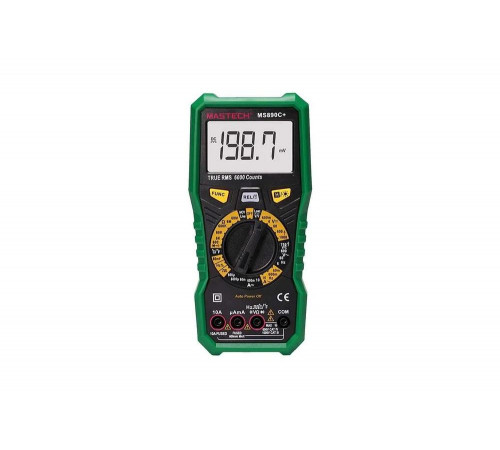Мультиметр цифровой Mastech MS890C+ 1000V 20A True RMS(измер.ёмкость,частота ,температ,NCV)+фонарь,разрядность 6000 00-00013950 Мультиметр цифровой Mastech MS890C+ 1000V 20A True RMS(измер.ёмкость,частота ,температ,NCV)+фонарь,разрядность 6000 00-00013950