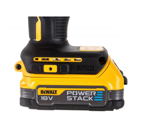 Бесщеточный импульсный шуруповерт DEWALT 18 В XR батарея POWERSTACK, чемодан TSTAK DCF840E1T-XJ