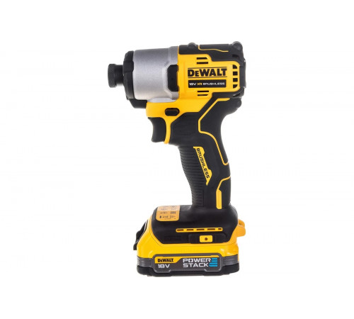 Бесщеточный импульсный шуруповерт DEWALT 18 В XR батарея POWERSTACK, чемодан TSTAK DCF840E1T-XJ