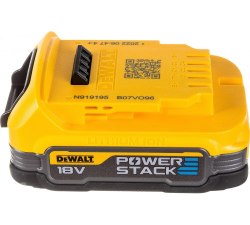 Бесщеточный импульсный шуруповерт DEWALT 18 В XR батарея POWERSTACK, чемодан TSTAK DCF840E1T-XJ
