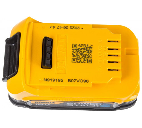 Бесщеточный импульсный шуруповерт DEWALT 18 В XR батарея POWERSTACK, чемодан TSTAK DCF840E1T-XJ