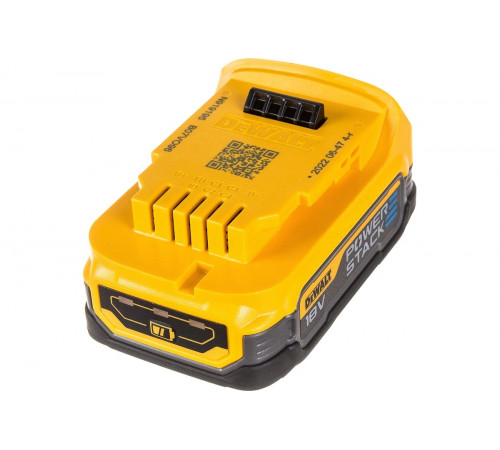 Бесщеточный импульсный шуруповерт DEWALT 18 В XR батарея POWERSTACK, чемодан TSTAK DCF840E1T-XJ