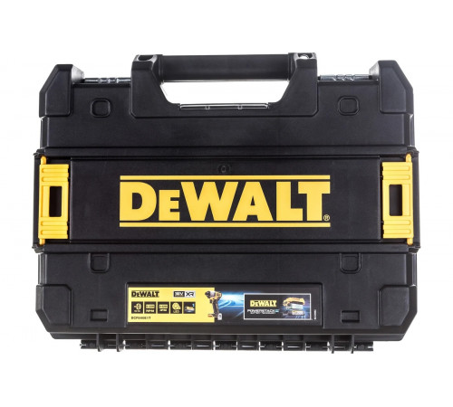 Бесщеточный импульсный шуруповерт DEWALT 18 В XR батарея POWERSTACK, чемодан TSTAK DCF840E1T-XJ