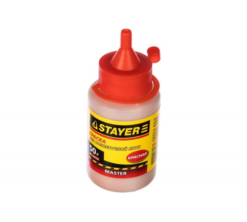 STAYER 50 гр., цвет красная, краска для малярных шнуров 0640-2_z01