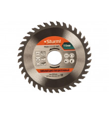 Диск пильный (115x22 мм; 36T) для циркулярных пил Sturm 9020-115x22x36T
