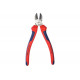 Бокорезы KNIPEX 160 мм, хром, 3-комп ручки KN-7005160