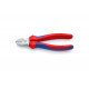 Бокорезы KNIPEX 160 мм, хром, 3-комп ручки KN-7005160