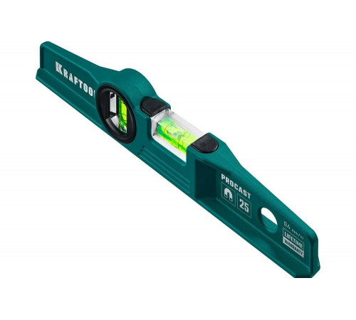 KRAFTOOL PROCAST-M 250 мм, Магнитный литой уровень (34717-025) KRAFTOOL PROCAST-M 250 мм, Магнитный литой уровень (34717-025)