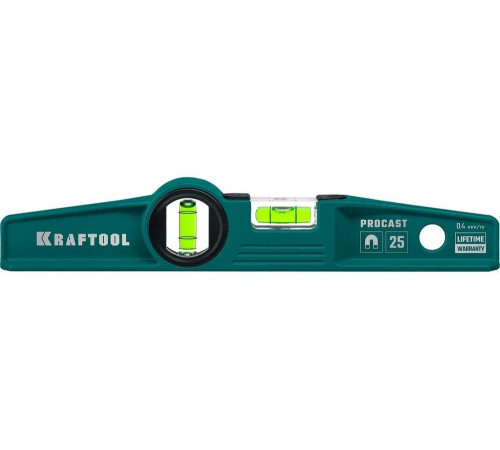 KRAFTOOL PROCAST-M 250 мм, Магнитный литой уровень (34717-025) KRAFTOOL PROCAST-M 250 мм, Магнитный литой уровень (34717-025)
