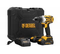 Дрель-шуруповерт аккумуляторная Denzel bldl-18-02 li-ion, 18 в 26140