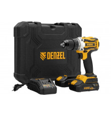Дрель-шуруповерт аккумуляторная Denzel bldl-18-02 li-ion, 18 в 26140