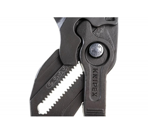 Переставные клещи-ключ Knipex 300 мм, 68 мм (2 1/2"), серые, 1К ручки, KN-8601300SB Переставные клещи-ключ Knipex 300 мм, 68 мм (2 1/2"), серые, 1К ручки, KN-8601300SB
