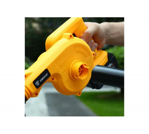 Садовая аккумуляторная воздуходувка DEKO DKBL20, 20В, 1x4.0Ач 063-4312 Садовая аккумуляторная воздуходувка DEKO DKBL20, 20В, 1x4.0Ач 063-4312