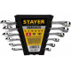 STAYER 6 шт, 6 - 14 мм, набор комбинированных гаечных ключей HERCULES 27085-H6_z01