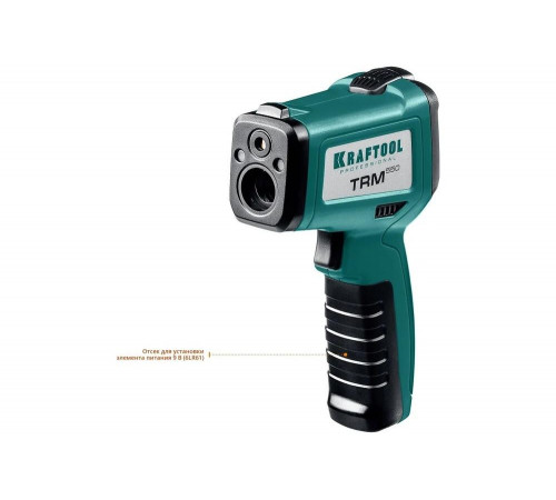 KRAFTOOL -50°С +550°С, пирометр инфракрасный TRM-550 45705-550