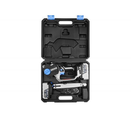 Пила цепная аккумуляторная бесщеточная DEKO DKCHS 20V, 20В, 2x4.0Ач 063-4483