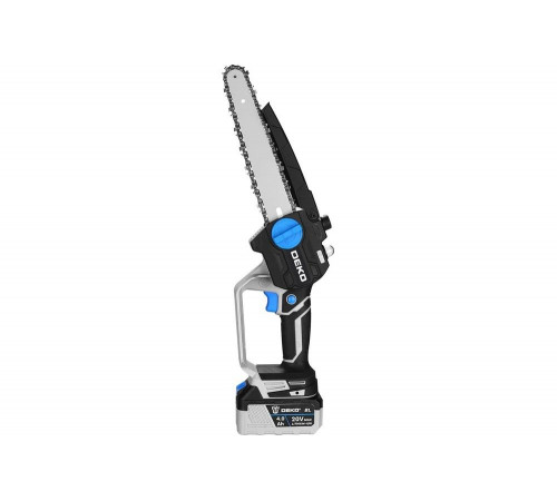 Пила цепная аккумуляторная бесщеточная DEKO DKCHS 20V, 20В, 2x4.0Ач 063-4483
