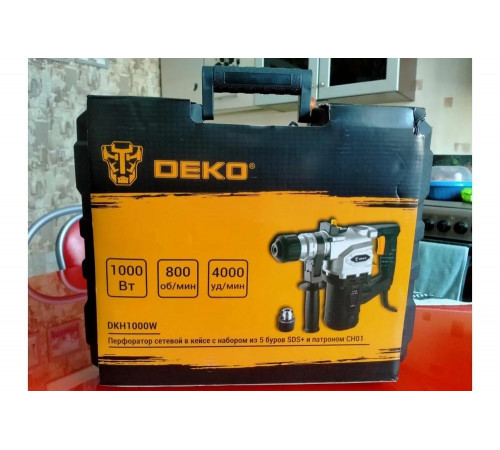 Мощный сетевой перфоратор DEKO DKH1000W Мощный сетевой перфоратор DEKO DKH1000W