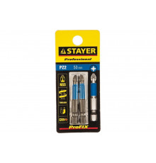 Биты (E 1/4"; PZ 2; 50 мм; 2 шт.) STAYER 26223-2-50-02