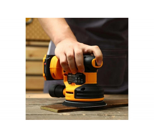 Эксцентриковая аккумуляторная шлифмашина DEKO DKCG20-125, 20В, 1х2.0 Ач 063-4022 Эксцентриковая аккумуляторная шлифмашина DEKO DKCG20-125, 20В, 1х2.0 Ач 063-4022