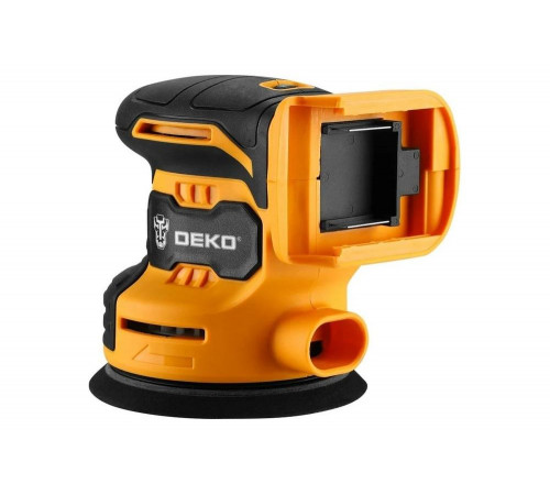 Эксцентриковая аккумуляторная шлифмашина DEKO DKCG20-125, 20В, 1х2.0 Ач 063-4022 Эксцентриковая аккумуляторная шлифмашина DEKO DKCG20-125, 20В, 1х2.0 Ач 063-4022