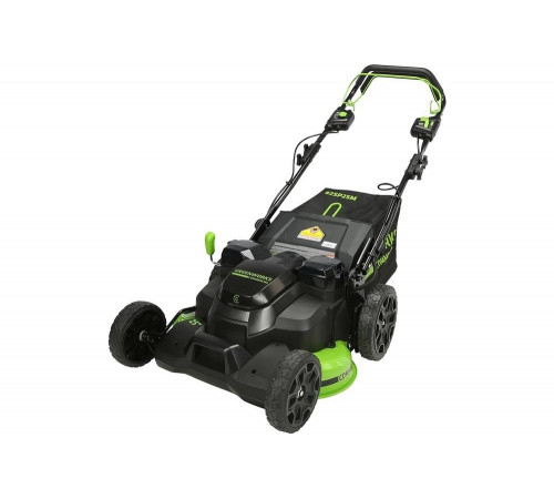 Аккумуляторная газонокосилка GreenWorks GC82LM61S 82 В 2515607 Аккумуляторная газонокосилка GreenWorks GC82LM61S 82 В 2515607