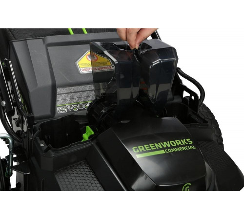 Аккумуляторная газонокосилка GreenWorks GC82LM61S 82 В 2515607 Аккумуляторная газонокосилка GreenWorks GC82LM61S 82 В 2515607