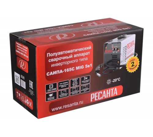 Сварочный полуавтомат Ресанта САИПА-165С (MIG/MAG)