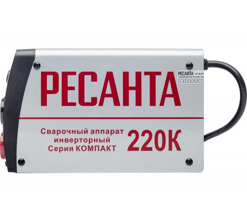 Сварочный аппарат инверторный Ресанта САИ 220К (компакт) Сварочный аппарат инверторный Ресанта САИ 220К (компакт)