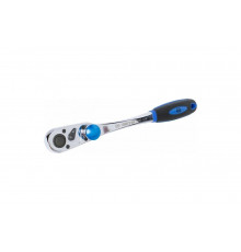 Трещотка KING TONY 1/2", 300 мм, 72 зубца, флажковая с кнопкой, поворотная муфта 4780-12G