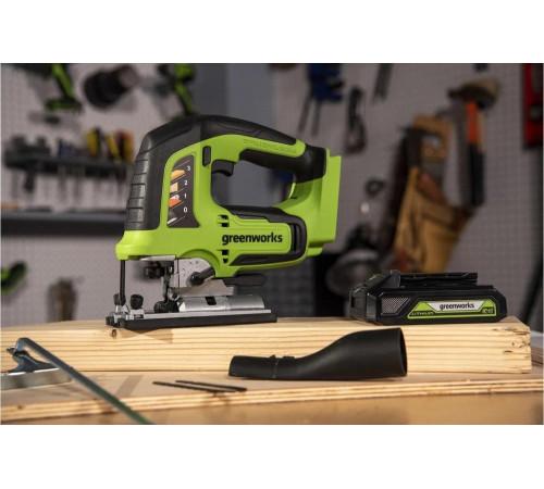 Аккумуляторный лобзик Greenworks GD24JS 3601407 Аккумуляторный лобзик Greenworks GD24JS 3601407
