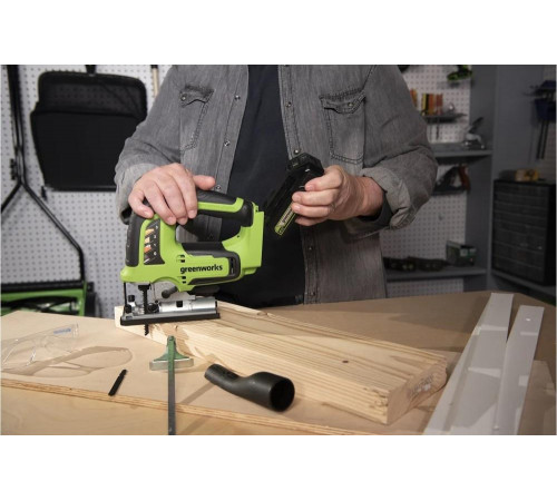 Аккумуляторный лобзик Greenworks GD24JS 3601407 Аккумуляторный лобзик Greenworks GD24JS 3601407