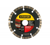 Диск алмазный отрезной по бетону/кирпичу/плитке (125х22.2 мм) CONCRETE Professional Stayer 3660-125_z02