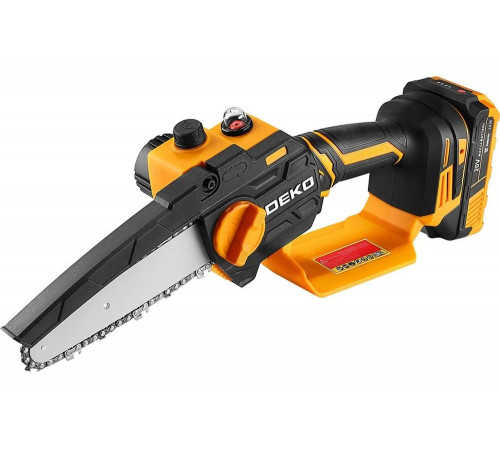 Пила цепная аккумуляторная DEKO DKCHS 20-6, 20В, 2x3.0Ач 063-4481-1