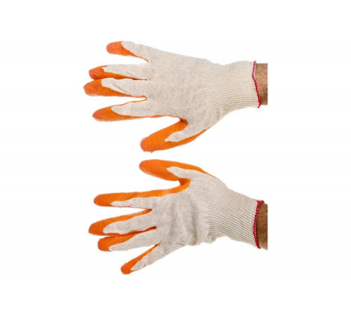 STAYER L-XL, MAXSafe, 13 класс, 10 пар, х/б, перчатки с одинарным латексным обливом, трикотажные 11408-H10 Master