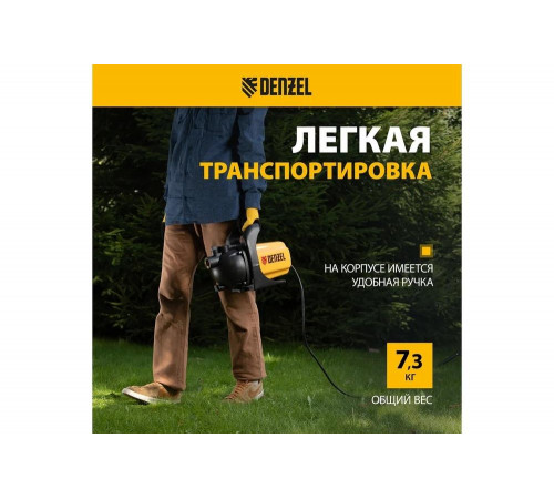 Садовый поверхностный насос Denzel GP600 Садовый поверхностный насос Denzel GP600
