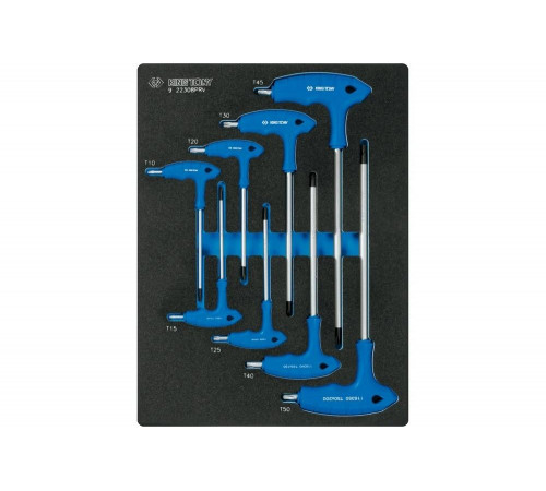 Набор ключей Torx L-тип, ложемент, 8 предметов KING TONY 9-22308PRV
