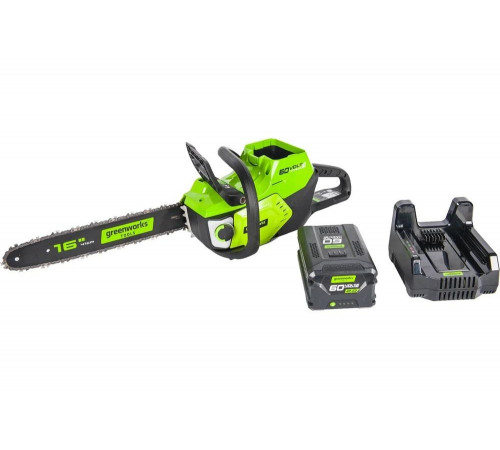 Цепная аккумуляторная пила GreenWorks GD60CS40K2 2001807UA Цепная аккумуляторная пила GreenWorks GD60CS40K2 2001807UA