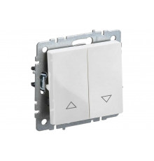 Выключатель IEK Brite жалюзи 10а вс10-1-5-брб белый BR-V15-0-10-K01