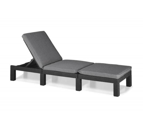 Шезлонг Keter Daytona Delux графит 252223 Шезлонг Keter Daytona Delux графит 252223