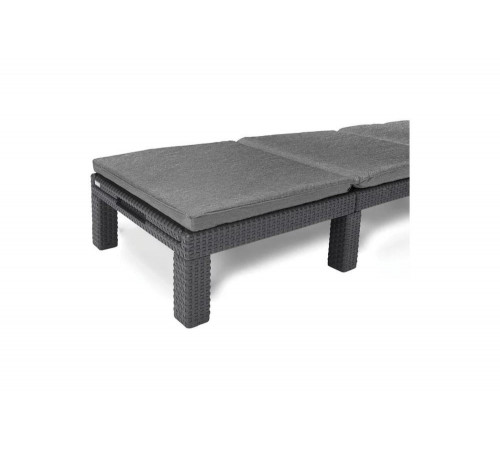 Шезлонг Keter Daytona Delux графит 252223 Шезлонг Keter Daytona Delux графит 252223