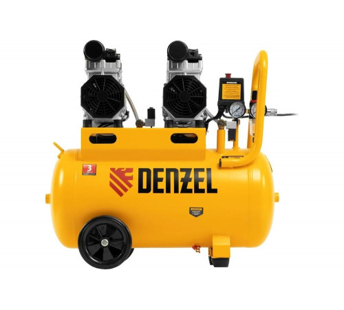 Компрессор DENZEL DLS 1500/50, 1500 Вт, 2х750, 50 л, 260 л/мин// Denzel Компрессор DENZEL DLS 1500/50, 1500 Вт, 2х750, 50 л, 260 л/мин// Denzel