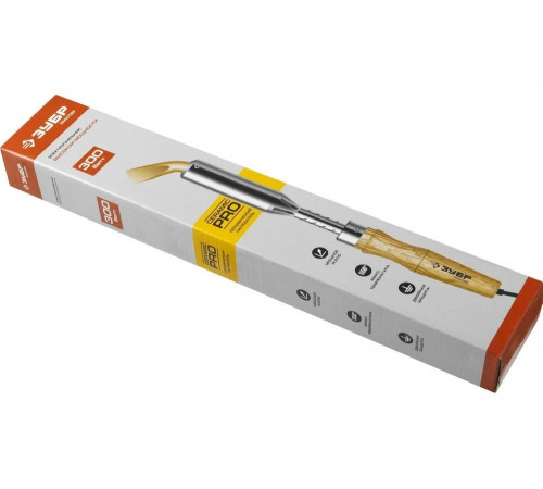 Высокомощный электропаяльник ЗУБР Ceramic PRO 300Вт 55303-300 Высокомощный электропаяльник ЗУБР Ceramic PRO 300Вт 55303-300