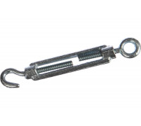 Талреп STAYER DIN 1480, крюк-кольцо, М6, 15 шт, оцинкованный, 30515-06