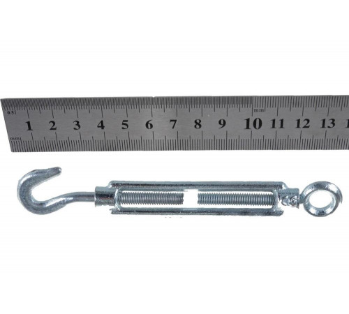 STAYER М6, 15 шт., талреп DIN 1480, крюк-кольцо 30515-06 STAYER М6, 15 шт., талреп DIN 1480, крюк-кольцо 30515-06