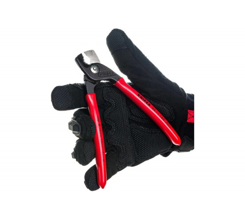 Кабелерез KNIPEX StepCut ступенчатый рез, кабель д. 15 мм, 50 кв.мм, L-160 мм, обливные рукоятки KN-9511160 Кабелерез KNIPEX StepCut ступенчатый рез, кабель д. 15 мм, 50 кв.мм, L-160 мм, обливные рукоятки KN-9511160