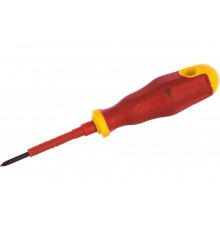 Диэлектрическая отвертка STAYER до 1000 Вт PH0x60 мм 25142-0-06